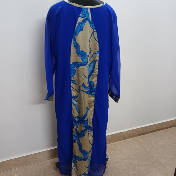New long blue kurti - Picture 7 of 11